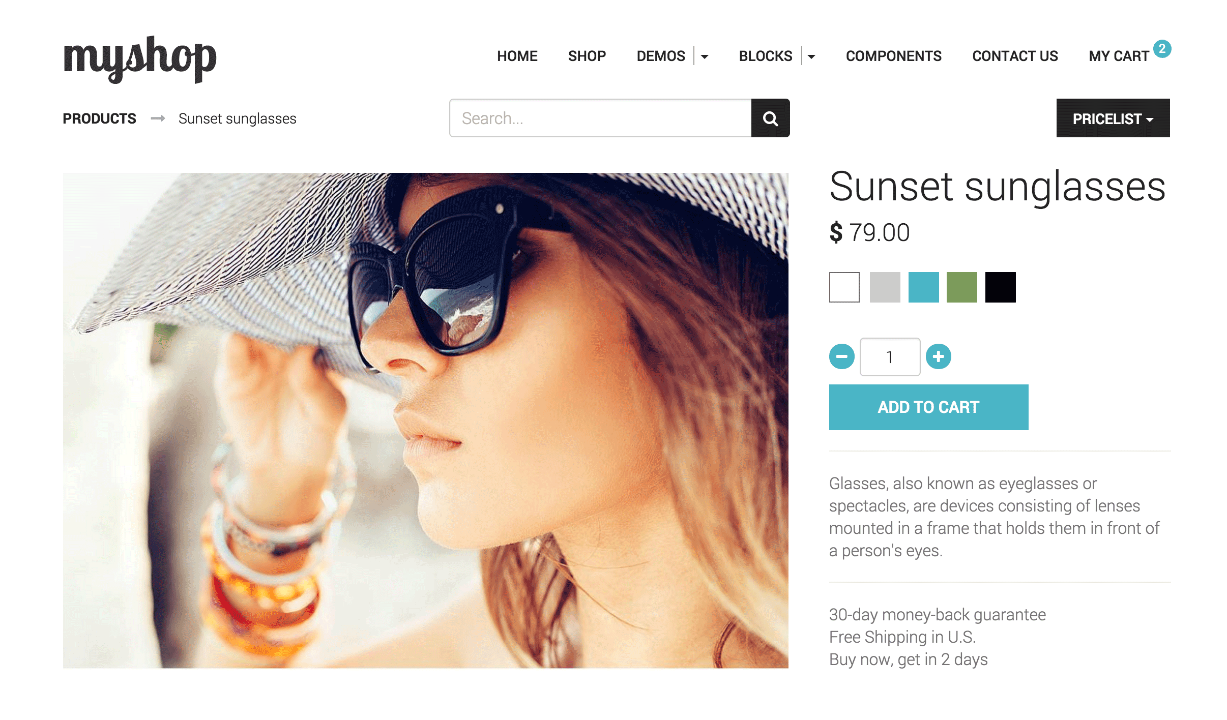 Odoo image and text block