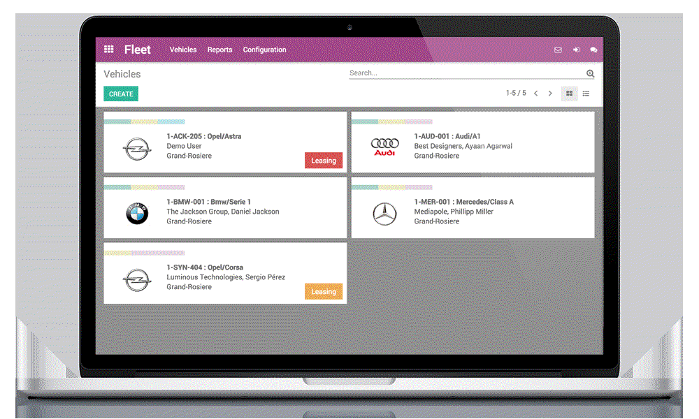 Odoo image and text block